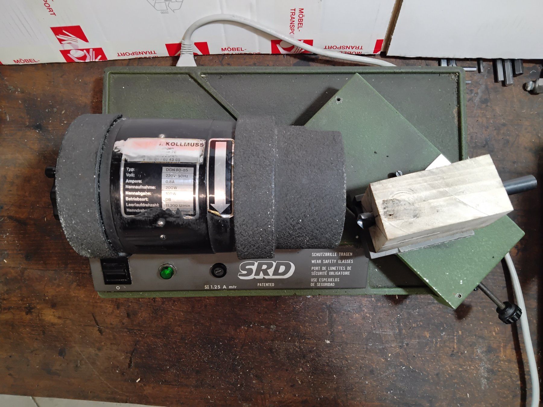 Schleifen & Polieren: Bohrerschleifmaschine SRD – Defekt aus Nuglar von lampa-radio 9