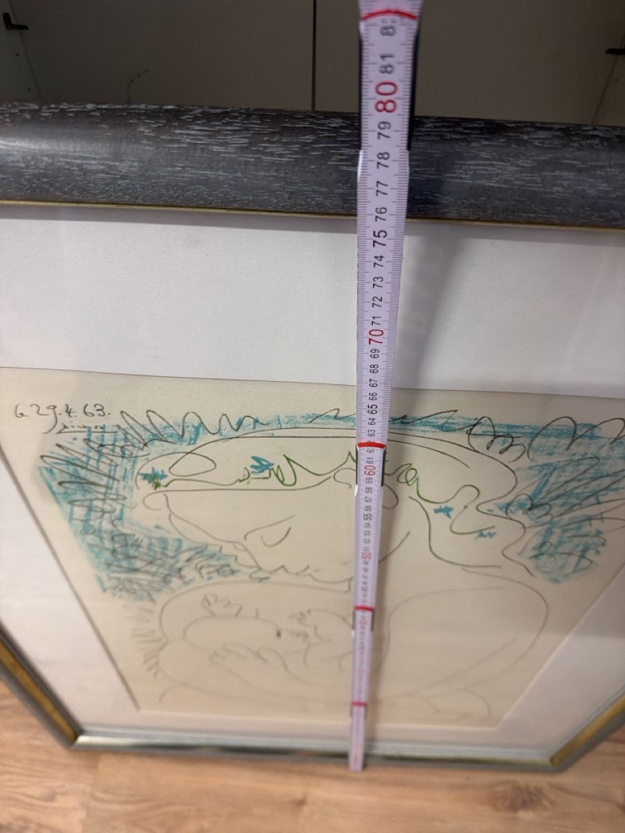 Grafica & Litografie: Picasso Lithographie, Mutter und Kind, 1963, gerahmt – Usato da Sirnach venduto da Fkobi 5