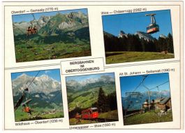 Obertoggenburg - 5 Bild AK