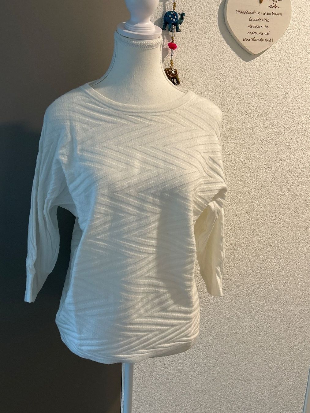 Pullover & Sweatshirts: 3/4 Arm Pullover ecru Gr. S – Neu (gemäss Beschreibung) aus Brunnen von Nala2929 1