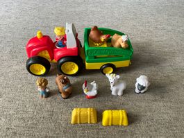 Fisher-Price Little People Traktor mit Anhänger und Tieren
