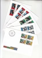SBK B259 - B263 im 4er-Block FDC
