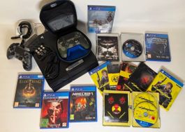 PS4 500GB + Bacon + Elden Ring + Cyberpunk Steelbook & mehr
