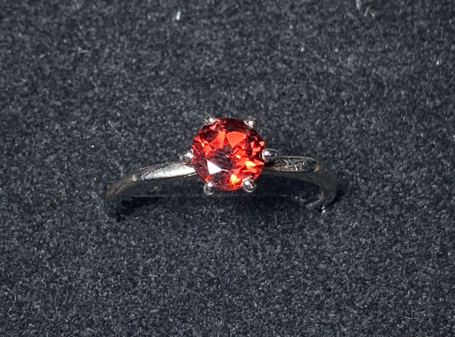Ringe: Granat Ring Silber 925 vergoldet 💎✨ – Neu und originalverpackt aus Laax GR von Kiki-Kingdom2 2