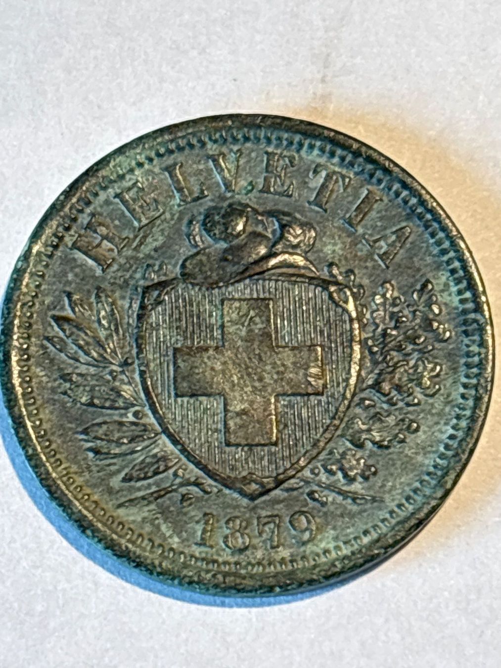 Tutti le monete: 2 Rappen Münze 1879 – Usato da Salvenach venduto da Haeseli59