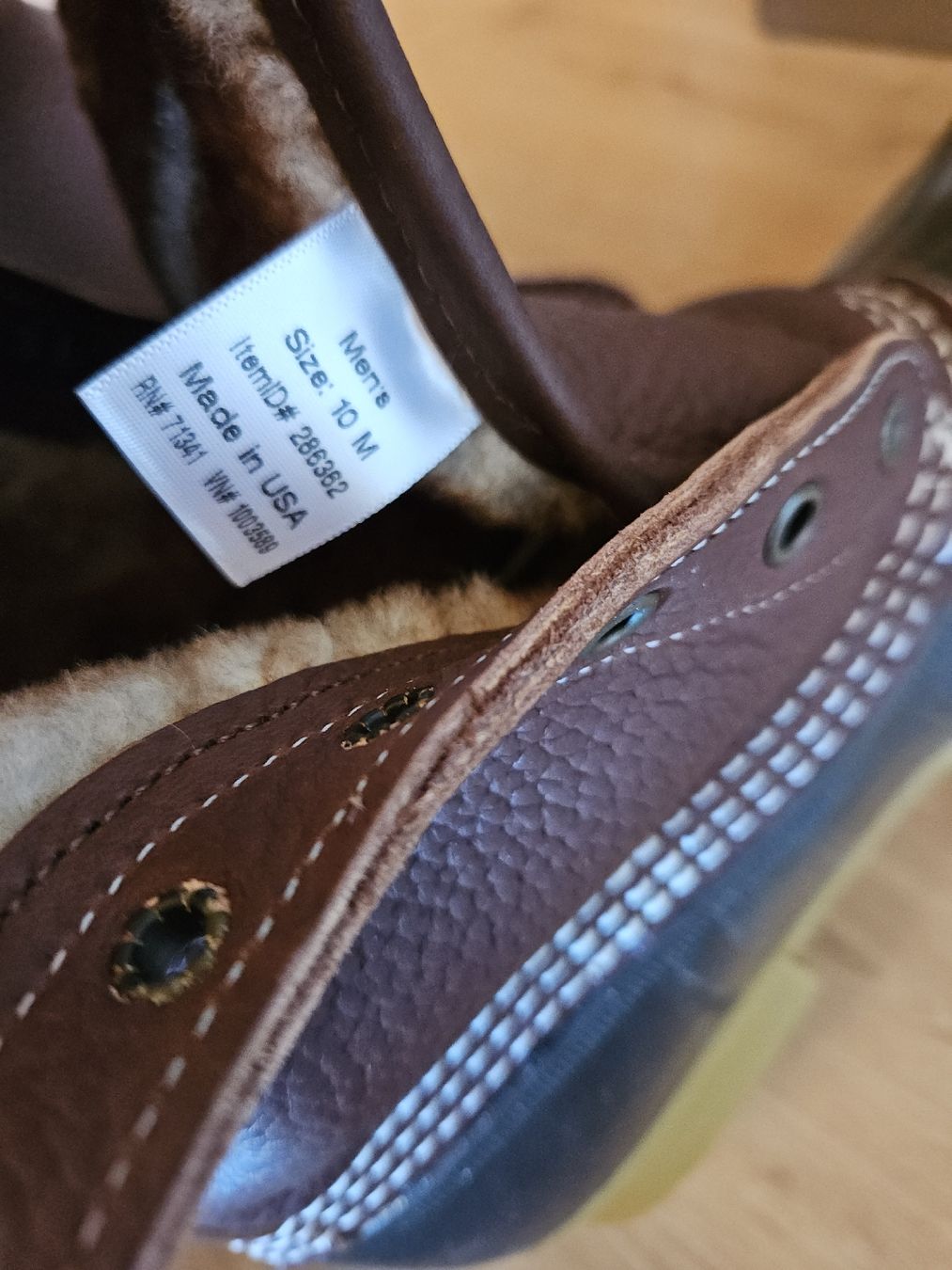 Scarpe da uomo: LL Bean Boots Lamfell / Shearling EU43 / US10 / UK9  – Nuovo e nell'imballaggio originale da Liesberg venduto da mcr_jkf8 8