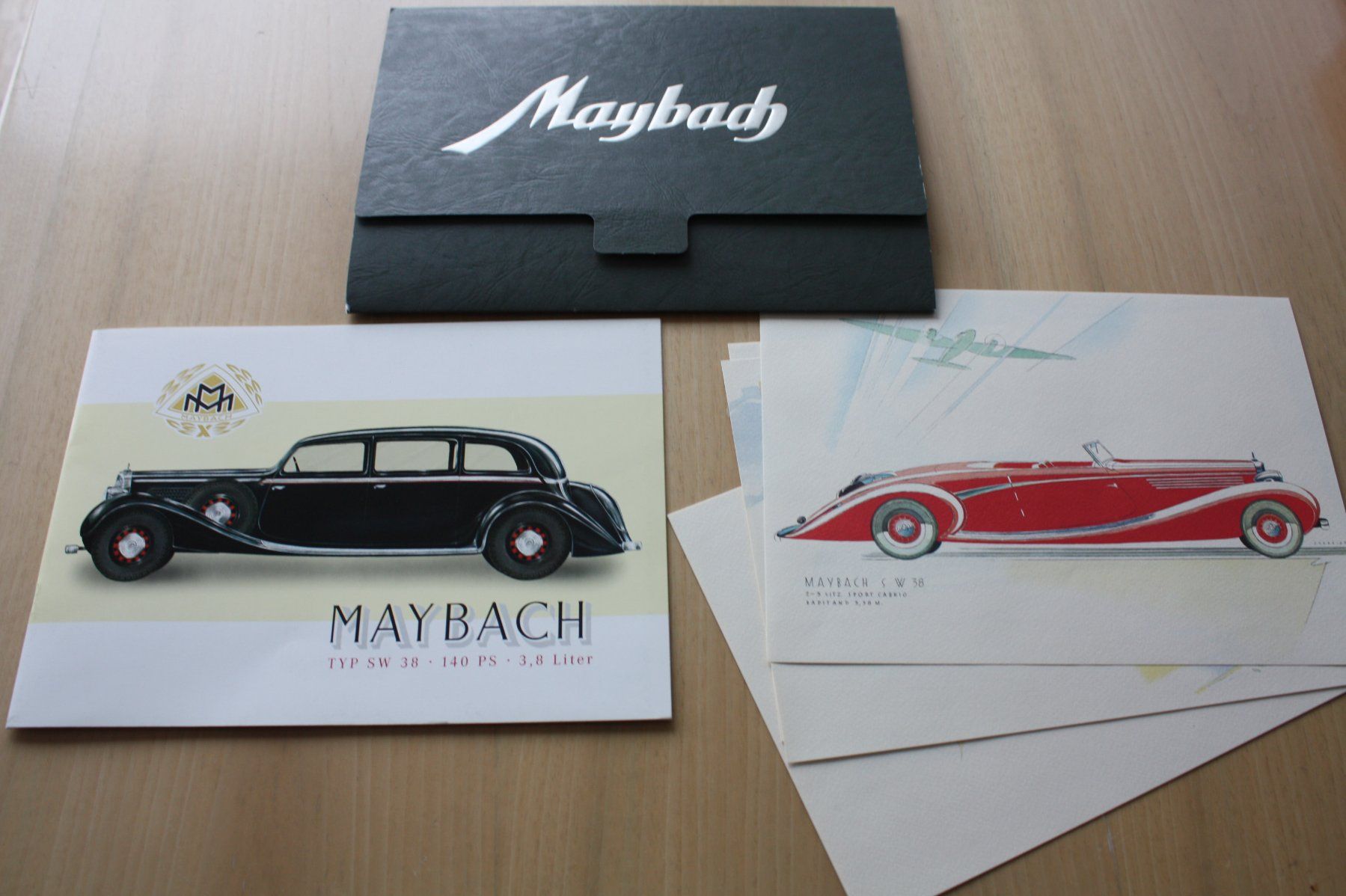 Maybach Dokumente: MAYBACH TYP SW 38 PROSPEKT – Gebraucht aus Wikon von erwin400 9