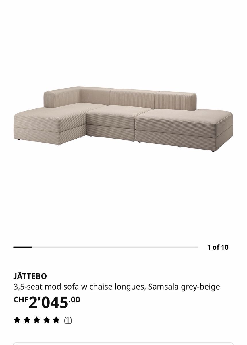 Ikea Divani: IKEA JÄTTEBO Sofa / Couch – Usato da St. Gallen venduto da kev_6dm5 4