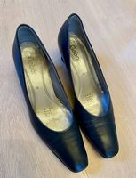 Neuwertige schwarze Gabor Pumps, Grösse 39-39.5