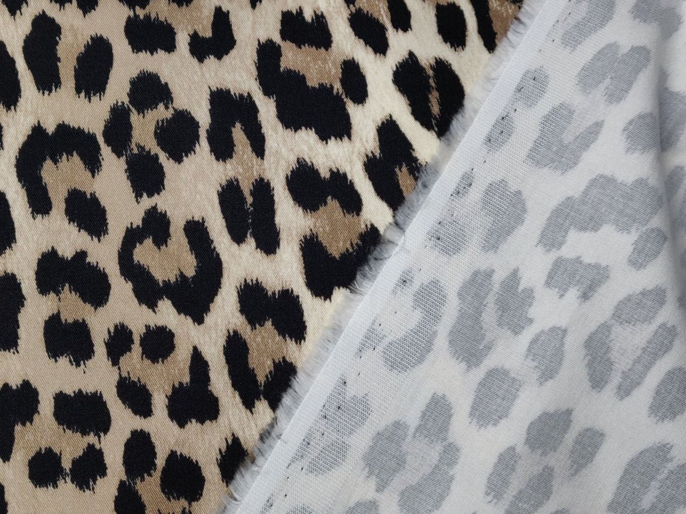 Tessuti: Designer Baumwolle Elastan 1.60x1.40m Leopardo – Nuovo (secondo la descrizione) da Lufingen venduto da Voyager7 6