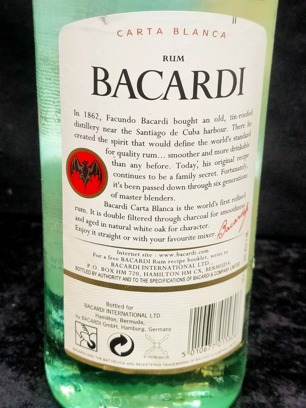 Bacardi Spirituosen: RON BACARDI – Neu (gemäss Beschreibung) aus Genève von Leboucheoreilles 4