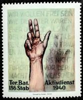 Soldatenmarke 2.WK, Ter Batallion 186, Wi Ter 388