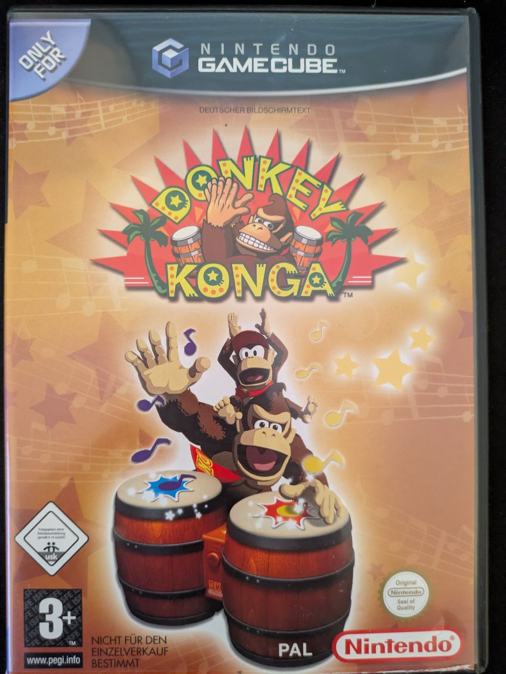 Nintendo Spiele: Donkey Konga GameCube Spiel + DK Bongos Controller CIB – Gebraucht aus Biel/Bienne von ale_bn6f 1