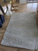 Flauschiger Teppich grau weiss 170x120cm - Top Zustand