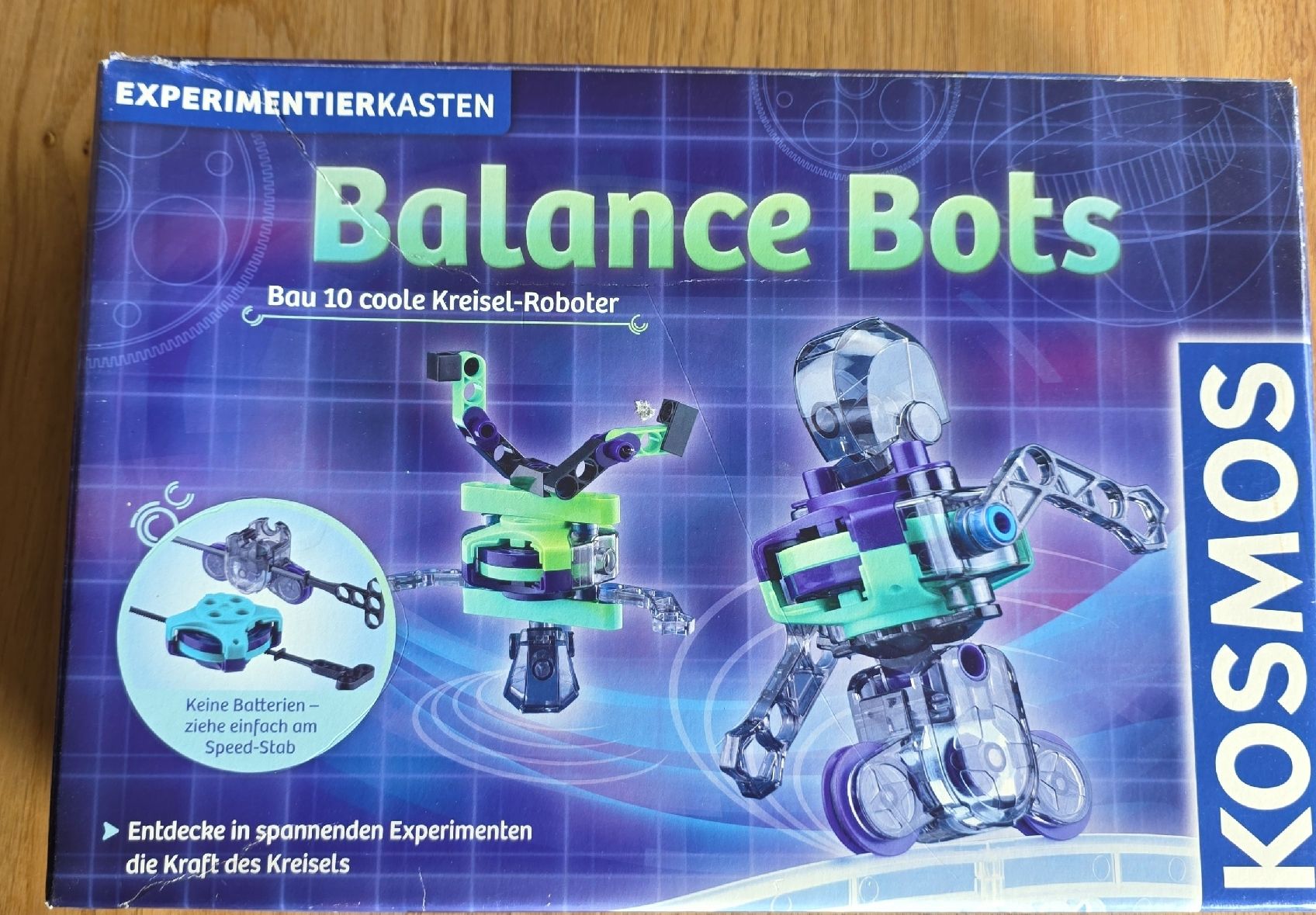 Kit di costruzioni: Kosmos Balance Bots Experimentierkasten, Bau Kreisel Robots – Usato da Uster venduto da fuchur01