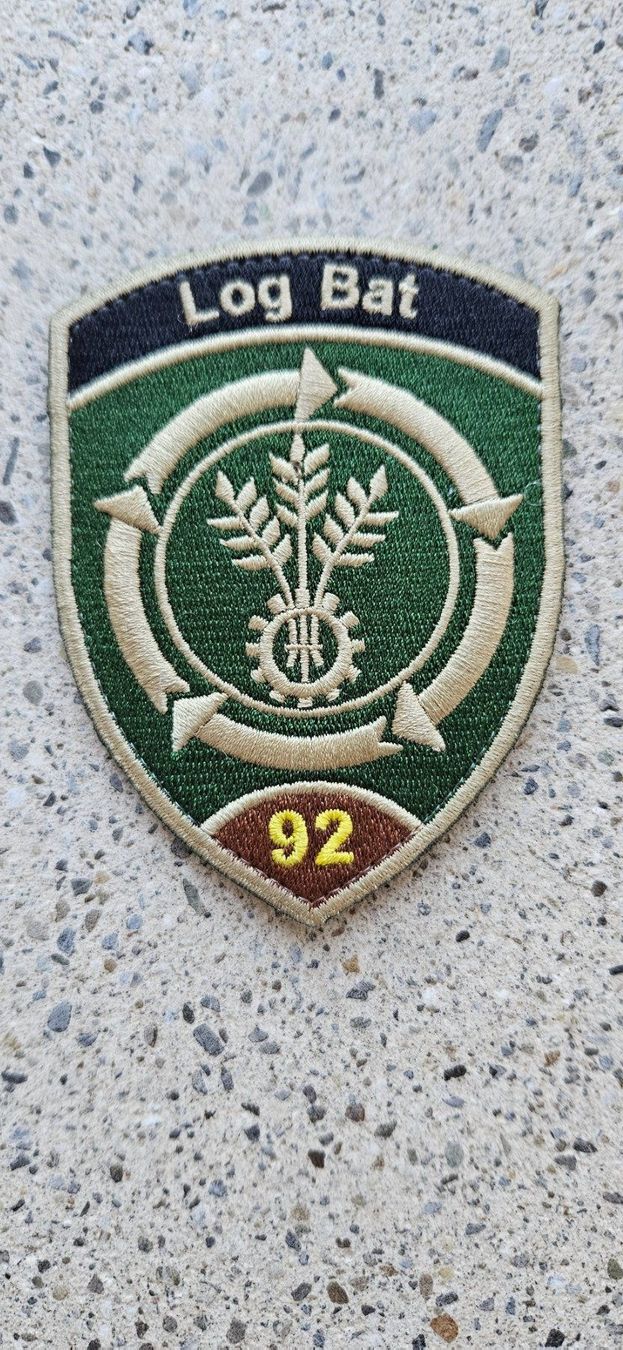 Schweizer Armee Plaketten & Abzeichen: *** Badge Log Bat 92 mit klett *** – Neu (gemäss Beschreibung) aus Riedholz von fr_sIruP