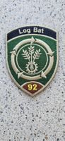 *** Badge Log Bat 92 mit klett ***