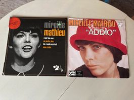 MIREILLE MATHIEU tolle Singles Kult EX LIBRIS CLUB EDITION