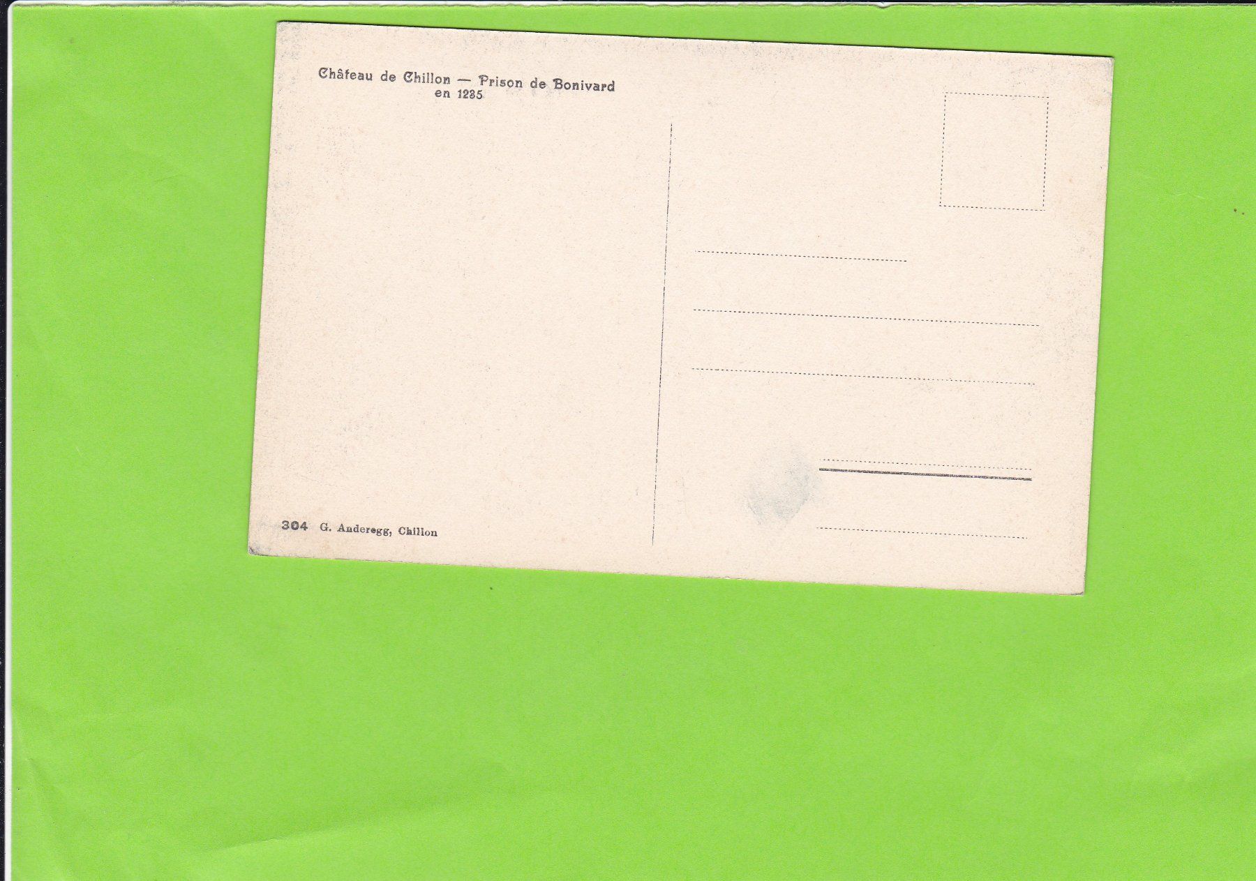 Cartoline postali: Chillon-Prison de Bonivard – Usato da St. Peterzell venduto da neckertal 1