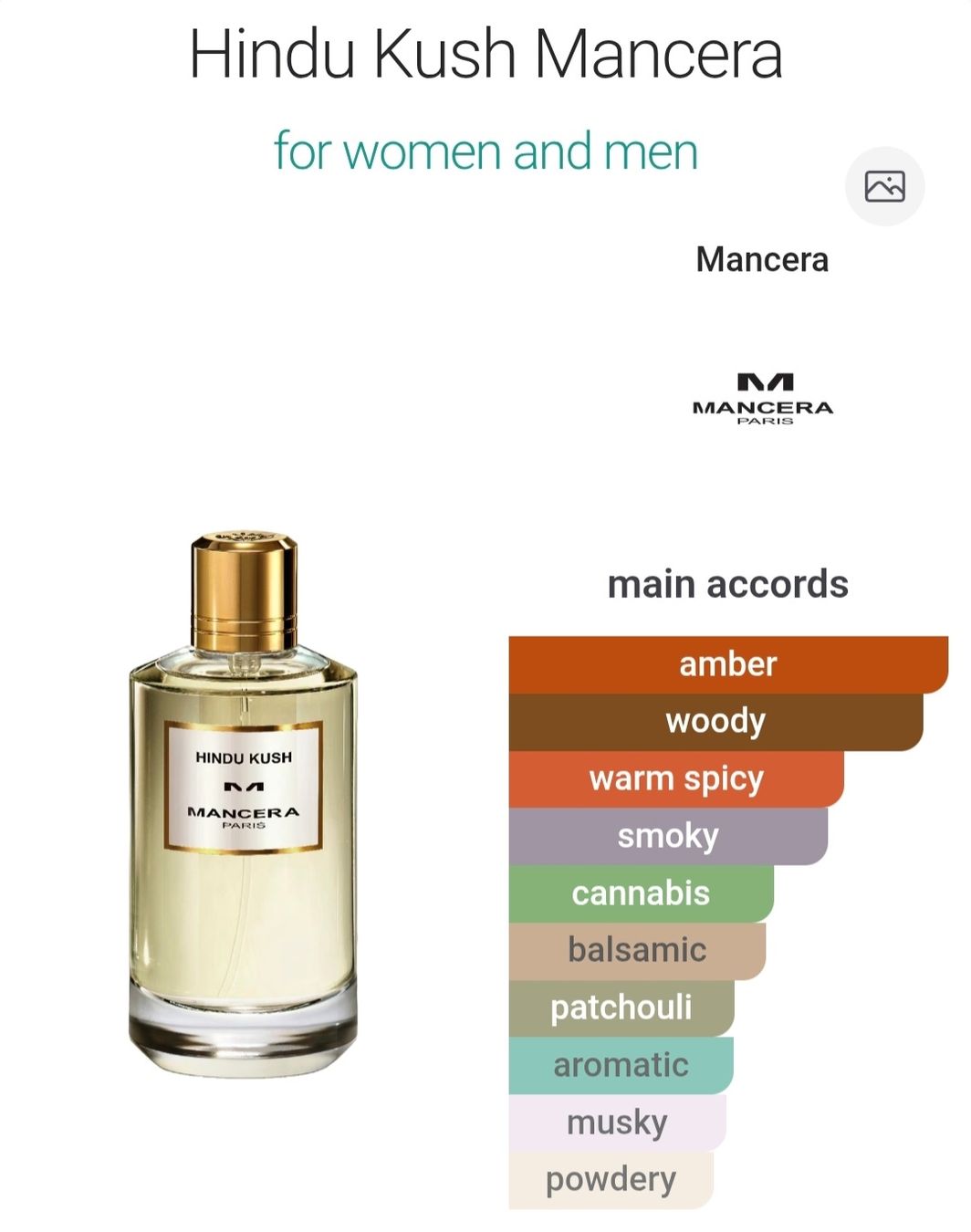 Mancera Profumi & Eau de Toilette: MANCERA Hindu Kush – Nuovo (secondo la descrizione) da Utzigen venduto da DRAGONY23 2