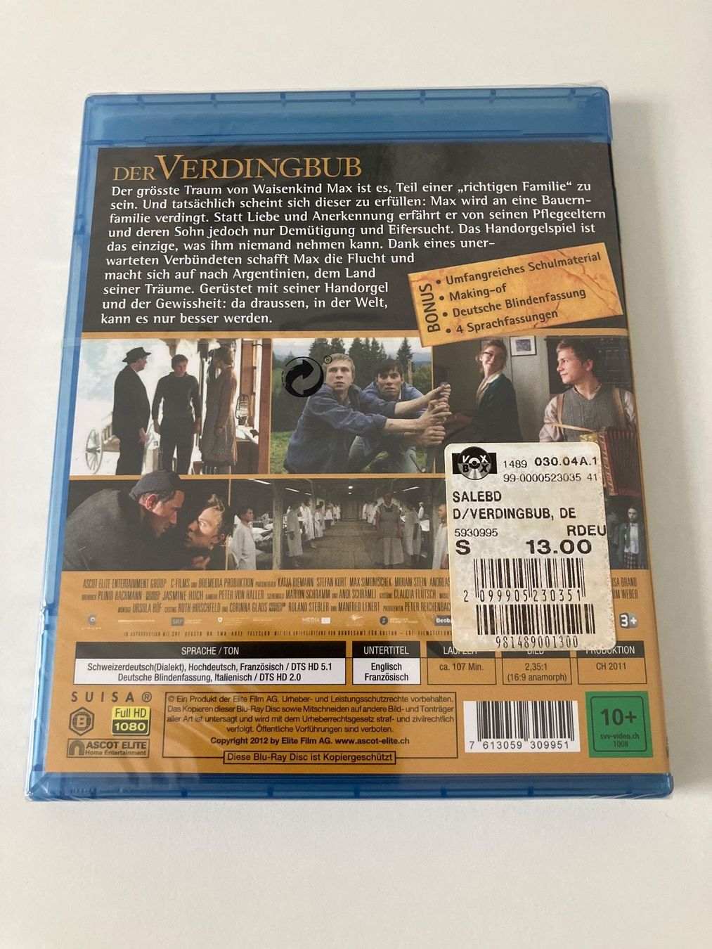 Tutti i DVDs: DER VERDINGBUB - Blu-ray - Neuware – Usato da Arbon venduto da Sugofresser 1