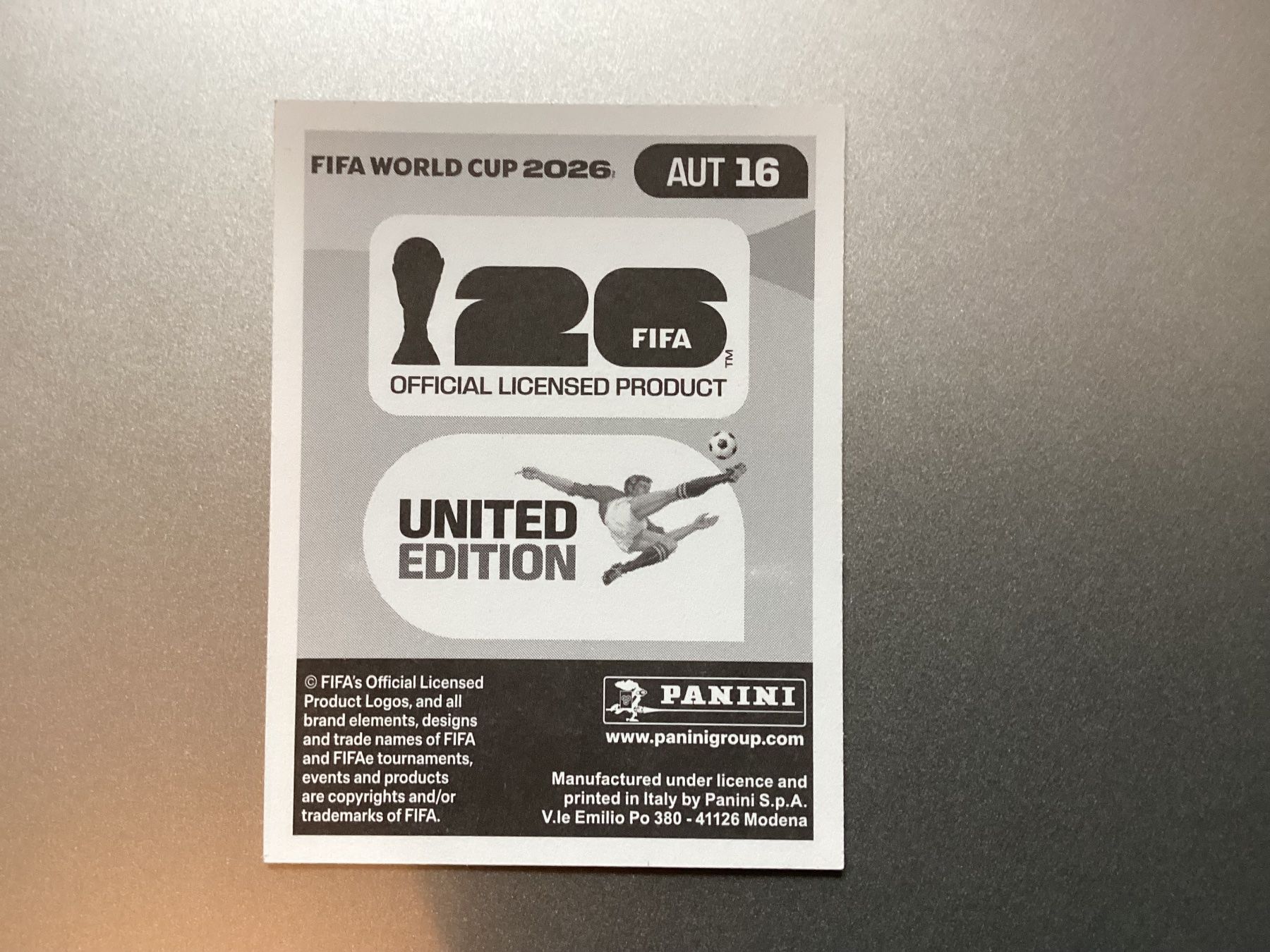 Panini Carte collezionabili: FIFA Sticker Romano Schmid AUT 16 United Edition – Usato da Volketswil venduto da Stf801210 1