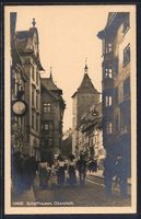 Schaffhausen, Strassenansicht Oberstadt 