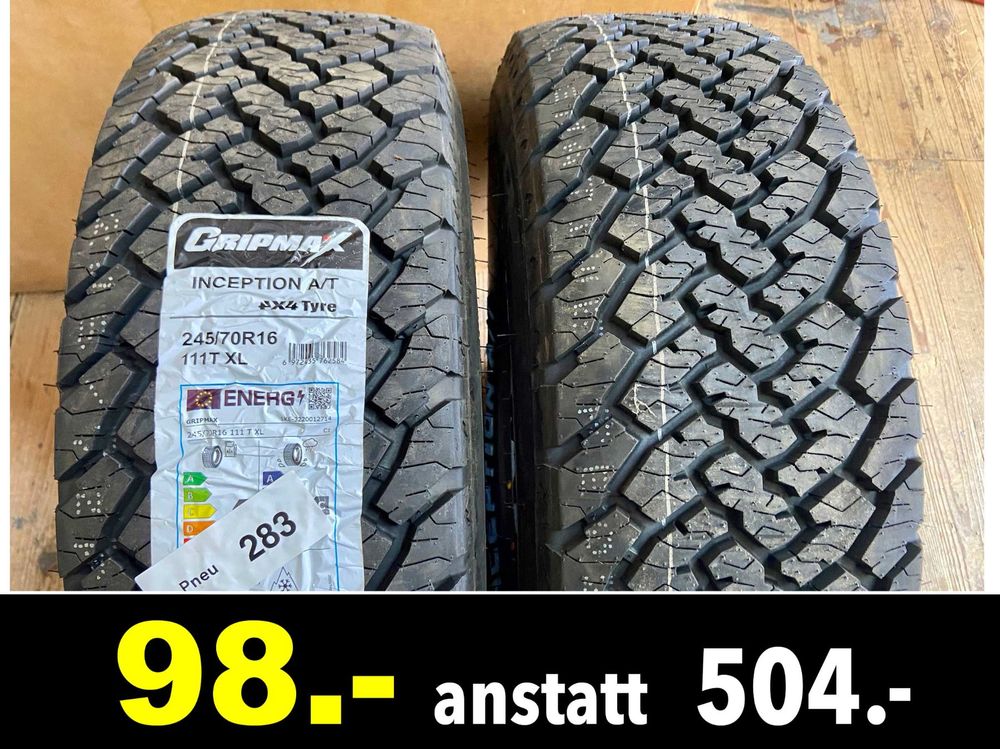 245/ 70 R16, GRIPMAX - 2 Stück /283 | Kaufen auf Ricardo