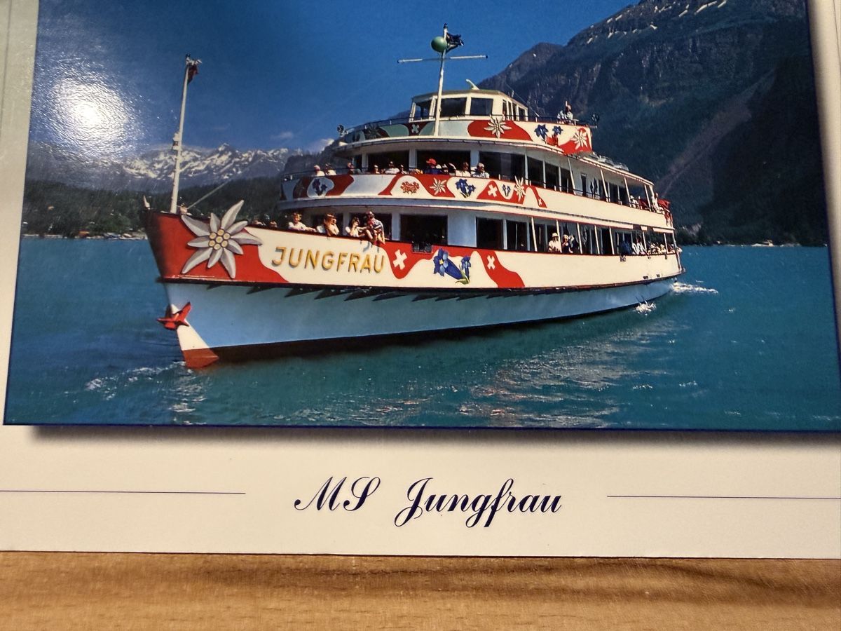Cartoline postali: Ansichtskarte Motorschiff Jungfrau Thunersee – Nuovo (secondo la descrizione) da Messen venduto da Versber 1
