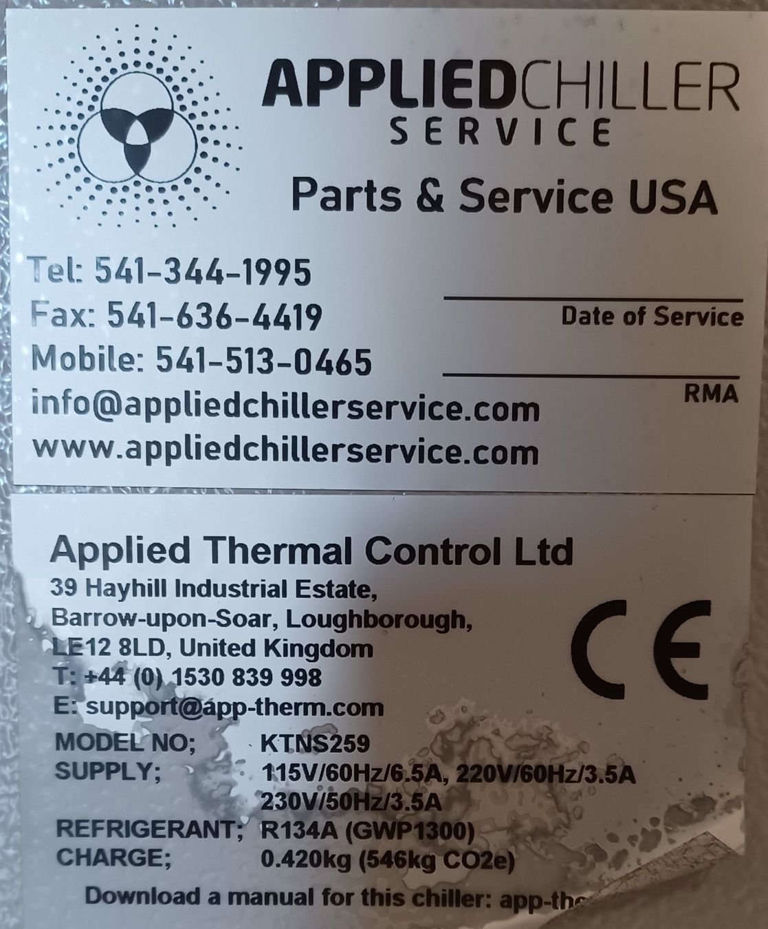 Accessori da laboratorio: ATC KTNS259 Thermal control unit – Usato da Niederdorf venduto da LeptonAG_Labor 3