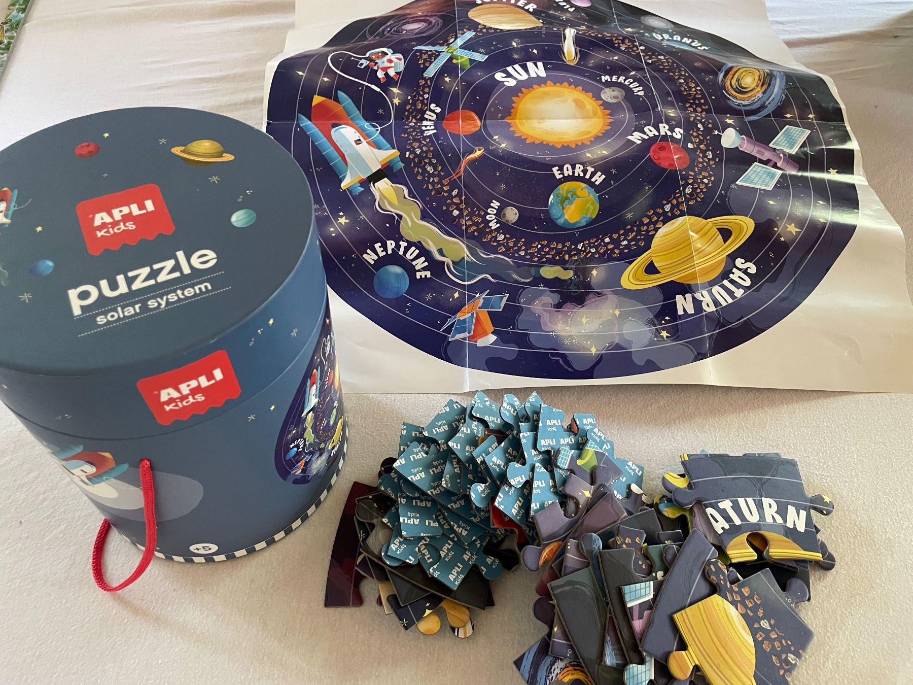 Puzzle: Rundes Solar-System-Puzzle mit Poster – Usato da Cham venduto da 2eye