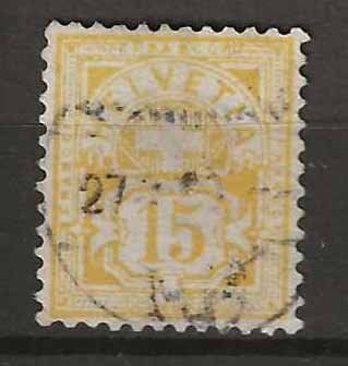 Tous les timbres: Ch063a - Type chiffre 63a obl. – D'occasion à Trélex par Phil_Albert