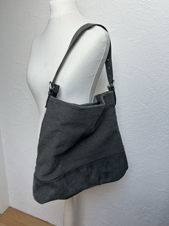 Schöne graue Handtasche, ideal für den Sommer, neuwertig!