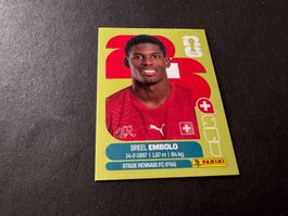 Panini Sticker FIFA Fussball WM 2026 Breel Embolo SUI 17