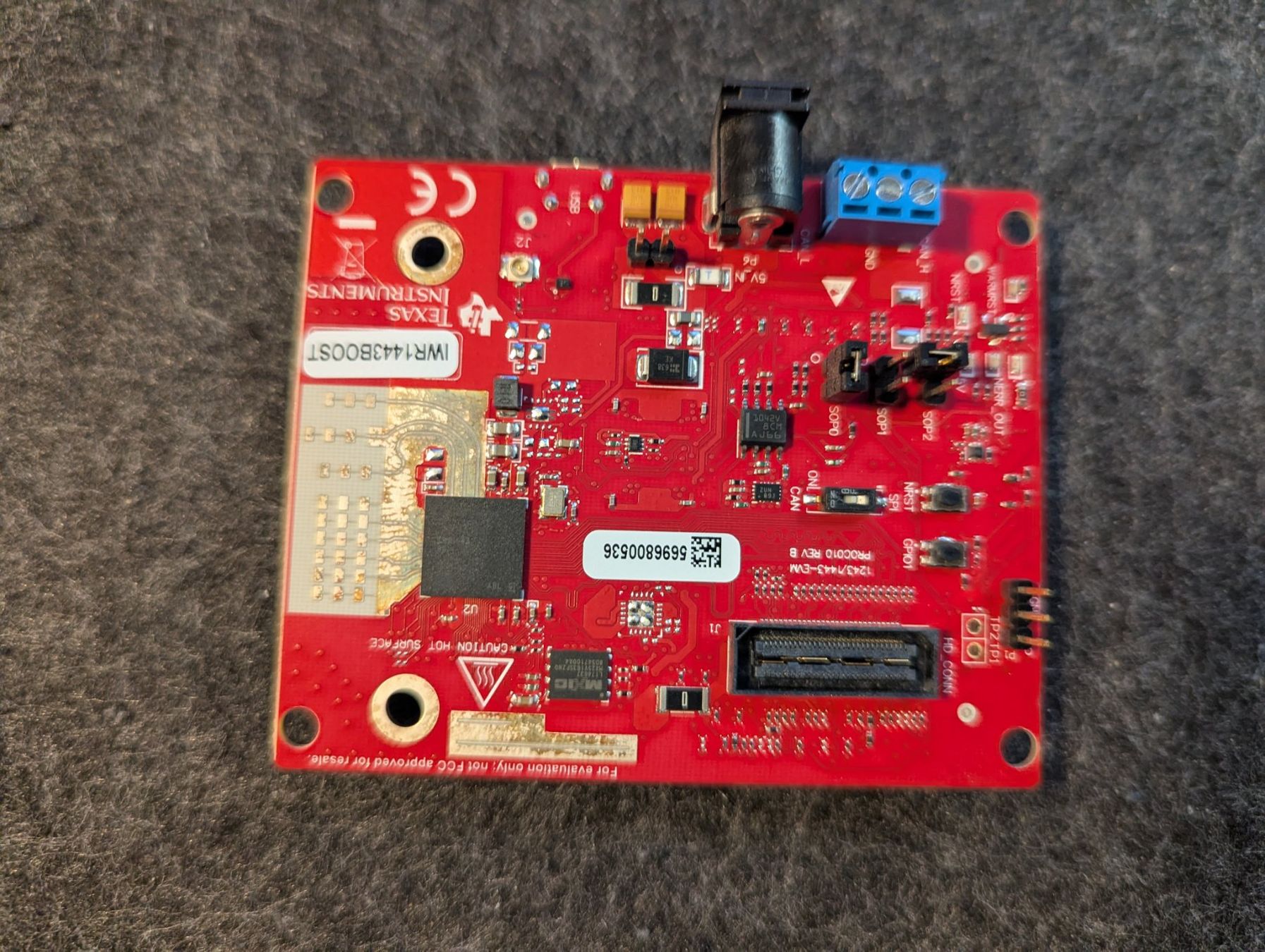 Texas Instruments Componenti elettronici: Texas Instruments IWR1443BOOST mmWave Radar - Untested – Difettoso da Lausanne venduto da ale_6nnz 2