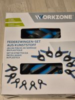 Federzwingen Set 12-teilig Kunststoff neu