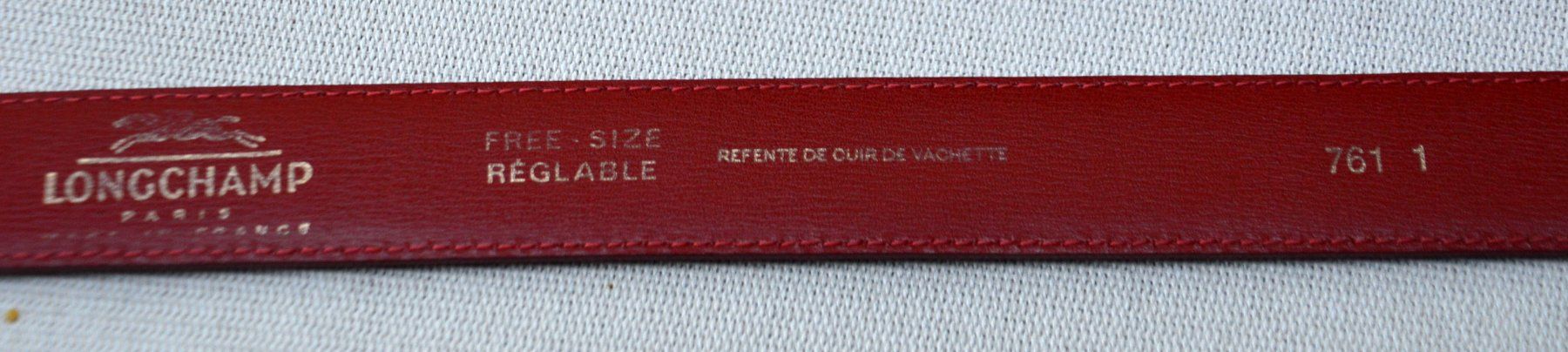 Longchamp Cinture: Longchamp Roseau Gürtel / ceinture – Usato da Collonges venduto da Auganien 6