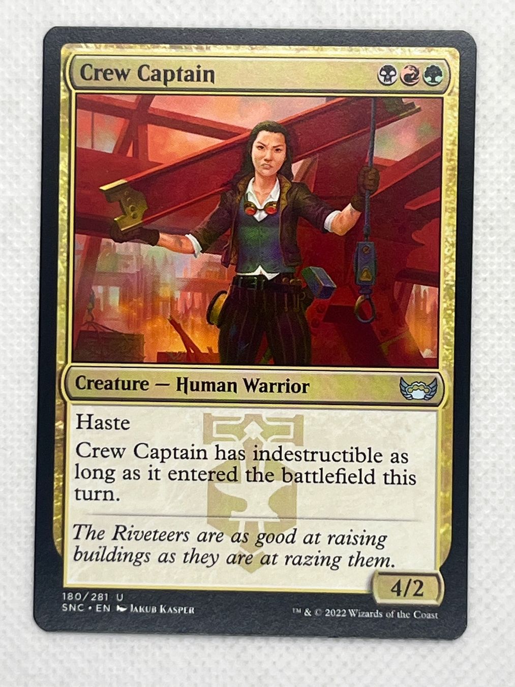 Magic The Gathering Carte collezionabili: Crew Captain MTG Magic The Gathering SNC 180/281 U – Usato da Hinterkappelen venduto da Kim1992