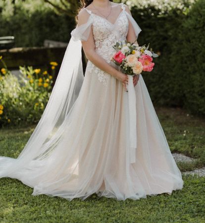 Secondhand Brautkleid Anna Moda "Midnight", Grösse 34-36