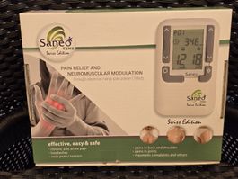 Saneo TENS Swiss Edition Schmerztherapie NEU mit Elektroden 