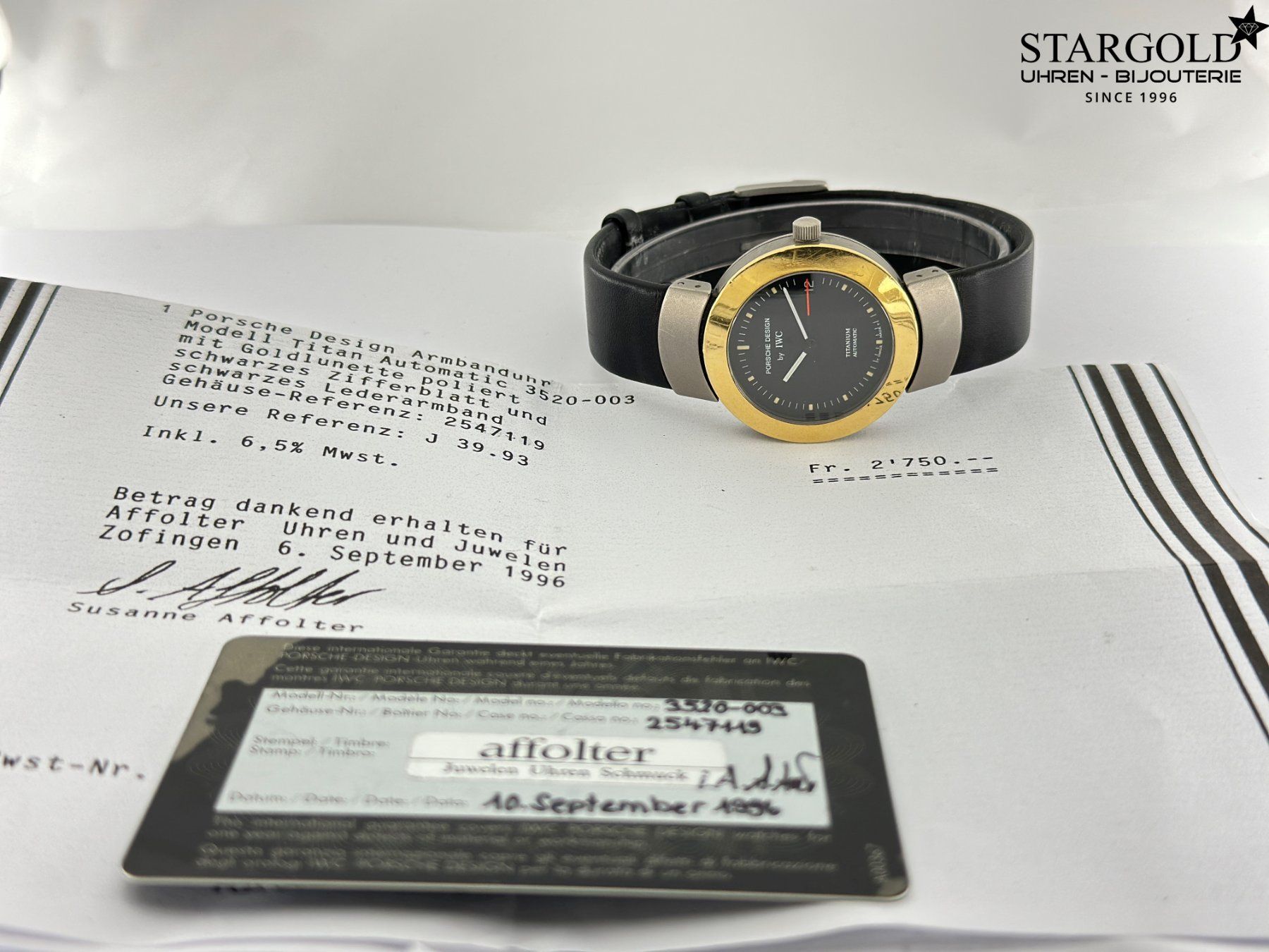 Porsche Orologi: Porsche Design by IWC - 3520-003 – Usato da Zürich venduto da Stargold-Uhren 5