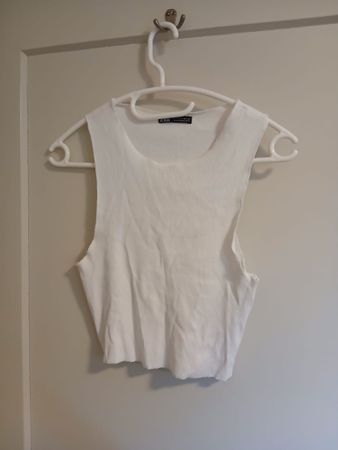 Damen Top Zara Weiss Grösse M guter Zustand