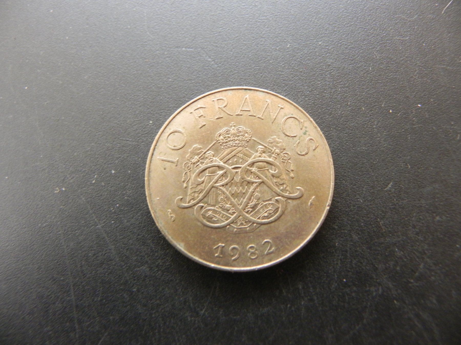 Alle Münzen: Monaco 10 Francs 1982 – Gebraucht aus Biel/Bienne von Gogolozi
