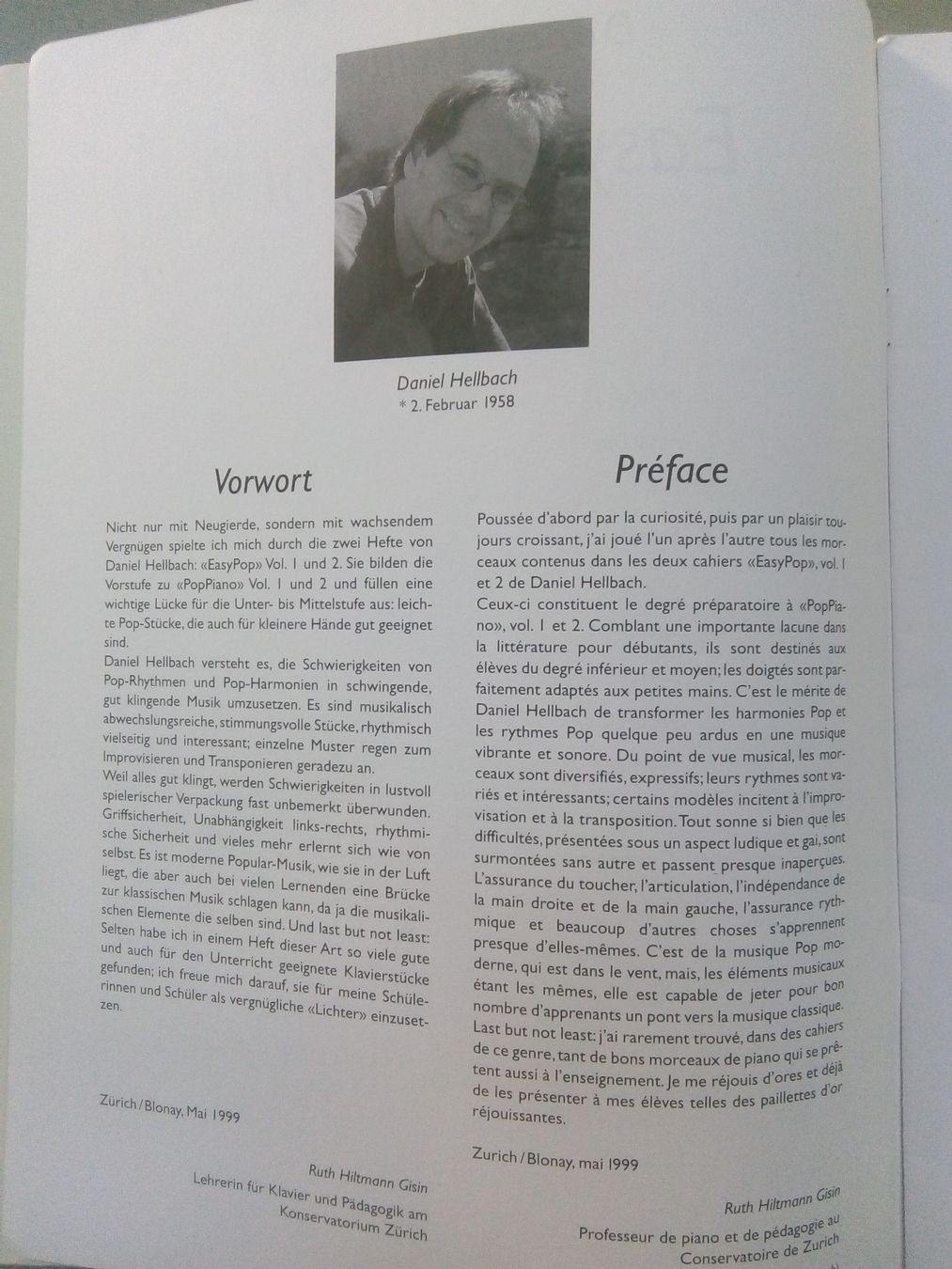 Bücher: Daniel Hellbach Easy Pop Vol. I Klavierstuecke Noten – Gebraucht aus St. Gallen von elk2020 3