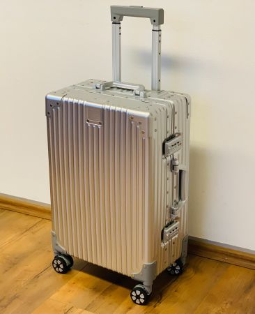 100% Aluminium TSA Handgepäck gateBAG SILBER S 55CM NEU