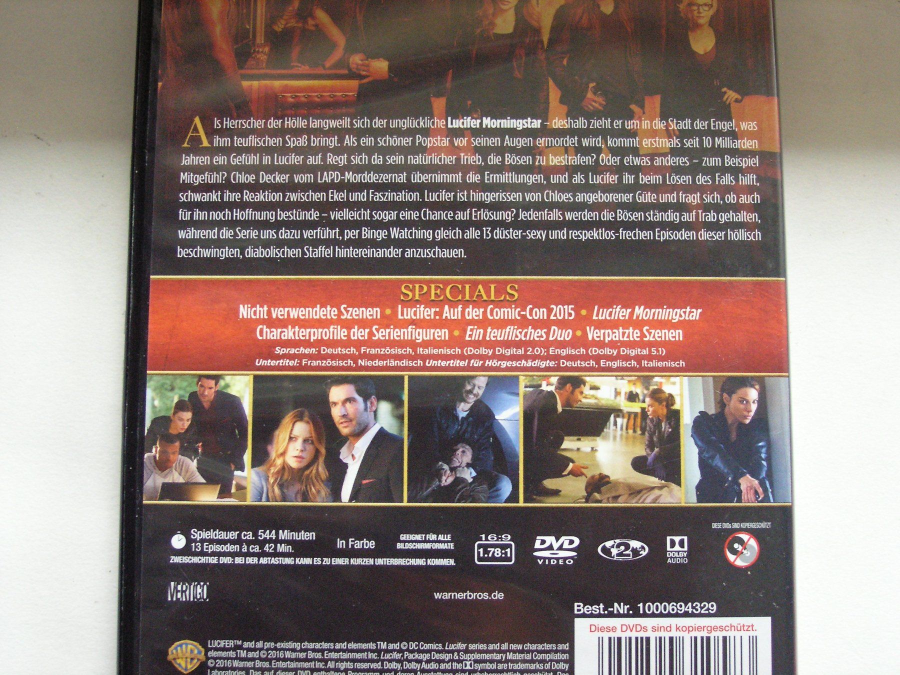 Alle DVDs: Lucifer - Staffel 1 3 DVDs – Gebraucht aus Zuzwil SG von vette13 2