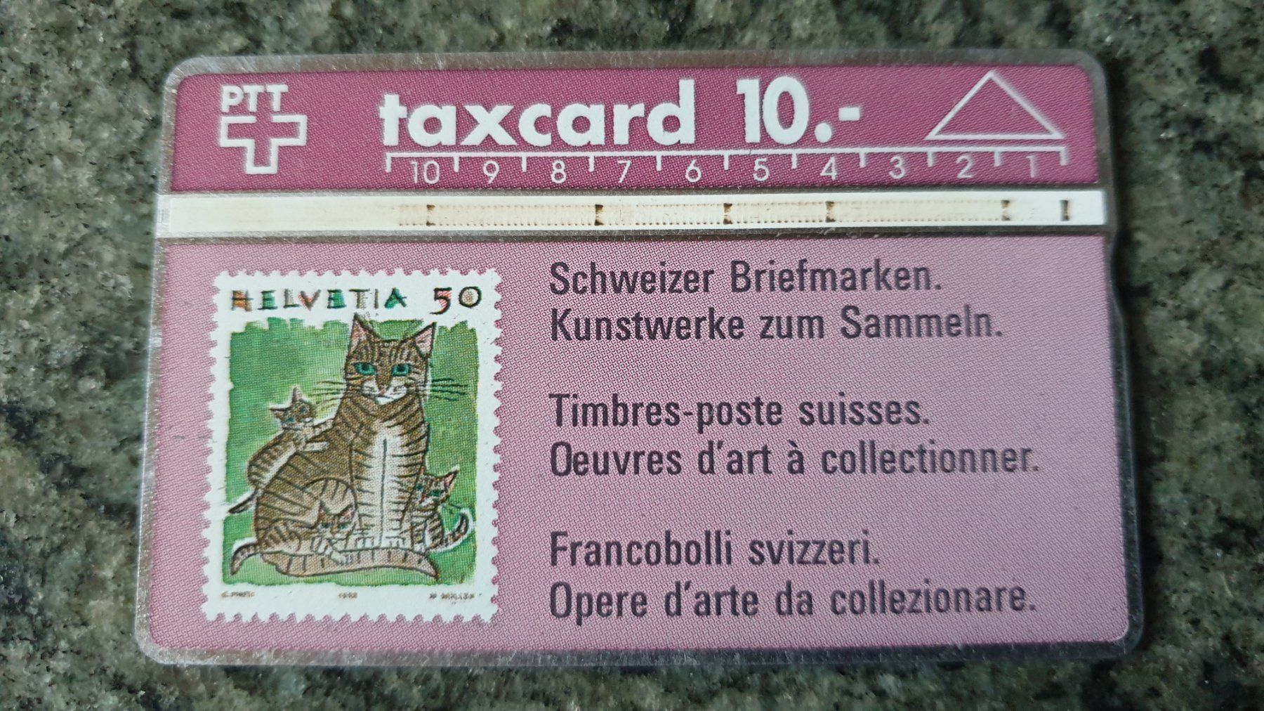 Telefon- & Taxkarten: SCHWEIZER BRIEFMARKEN TAXKARTEN – Gebraucht aus Wengi b. Büren von Ot1000 3