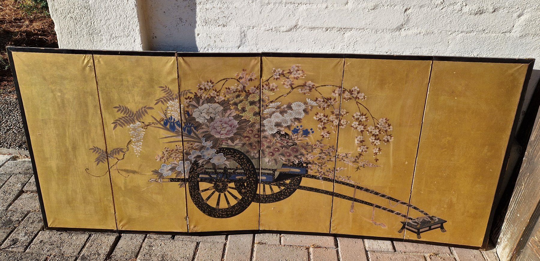 Poster & Bilder: Paravan Bild Japan Meiji Periode Wandschirm – Gebraucht aus Seedorf BE von Stibutz
