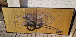Paravan Bild Japan Meiji Periode Wandschirm