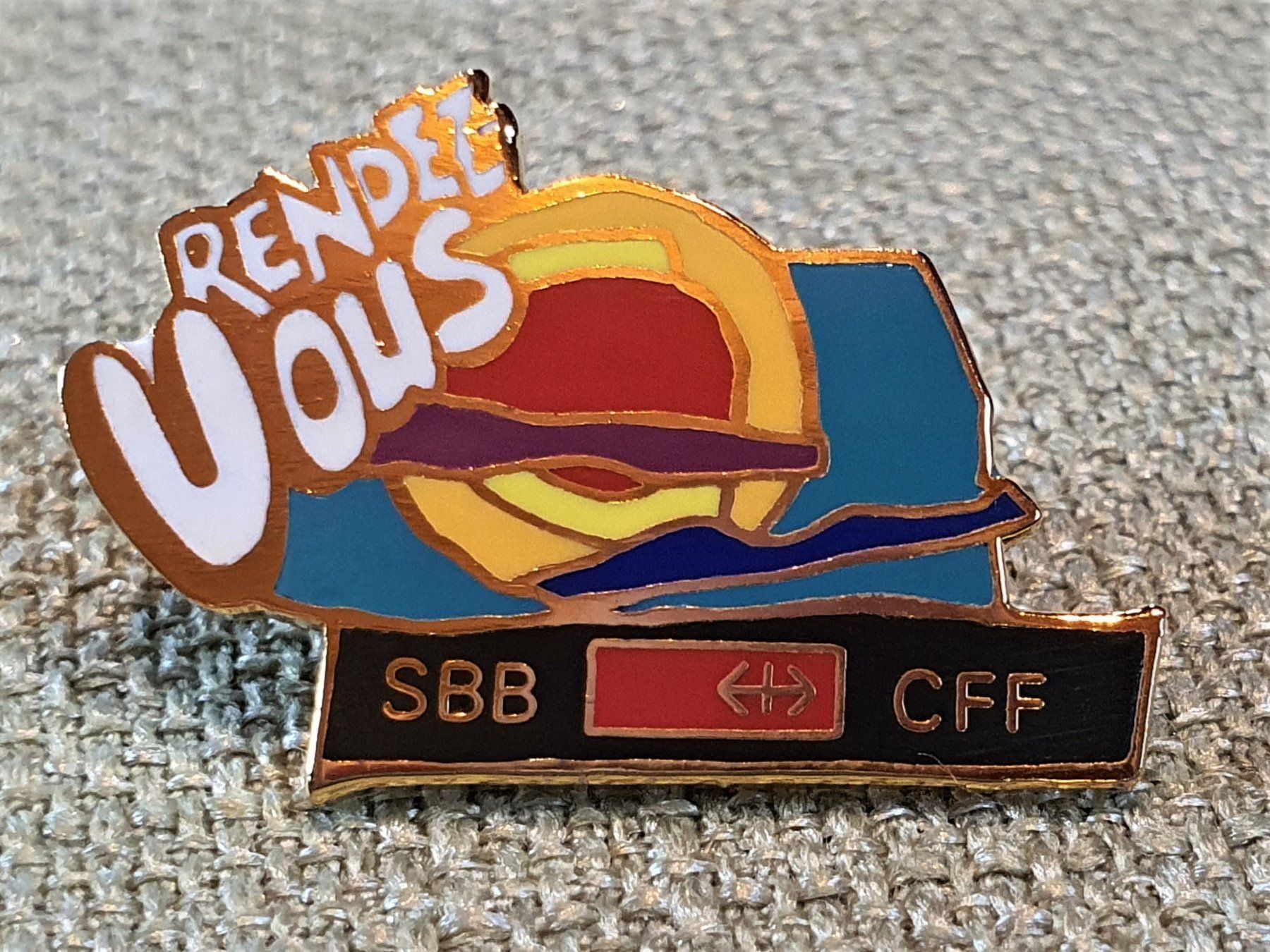 Spille: B071 - Pin SBB CFF Rendez Vous – Usato da Reinach BL venduto da Boston-Verkauf